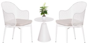 ΣΕΤ LOUNGE 3TMX ΕΞ.ΧΩΡΟΥ OREGO HM21106.02 ΑΛΟΥΜΙΝΙΟ ΣΕ ΛΕΥΚΟ