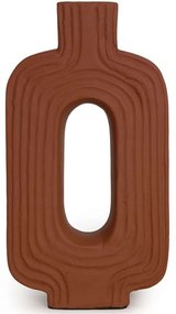 Διακοσμητικό Βάζο Leda 0750005 20,5x7,5x36cm Terracotta Soulworks Clay