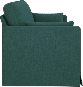 vidaXL Καναπές Σκούρο Πράσινο
