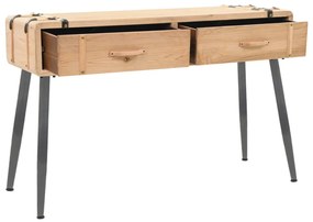 vidaXL Τραπέζι Κονσόλα 115 x 40,5 x 76 εκ. από Μασίφ Ξύλο Ελάτης
