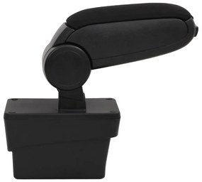 vidaXL Τεμπέλης Αυτοκινήτου Μαύρος 17 x 40 x (31-49) εκ. από ABS