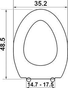 Elvit Capri Duroplast 0009 - Κάλυμμα Λεκάνης