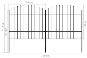 ΚΑΓΚΕΛΑ ΠΕΡΙΦΡΑΞΗΣ ΜΕ ΛΟΓΧΕΣ ΜΑΥΡΑ (1,5-1,75) X 3,4 Μ. ΑΤΣΑΛΙΝΑ 277740