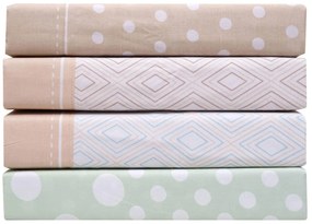 Πάπλωμα Ημίδιπλο 160x240 Mix &amp; Match 85 Μπεζ Anna Riska