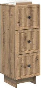 vidaXL Ντουλάπι με Συρτάρια 33 x 34,5 x 90 εκ Επεξεργασμένο Ξύλο