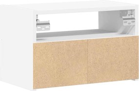 vidaXL Κομοδίνο Επιτοίχιο Λευκά 45x26x28,5 εκ.