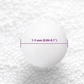 vidaXL Γέμισμα EPS 100 L Λευκό 18 kg/m³