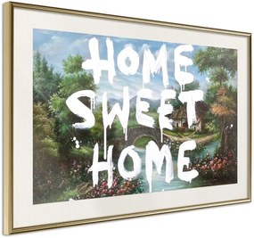 Αφίσα - There's No Place Like Home - 30x20 - Χρυσό - Με πασπαρτού