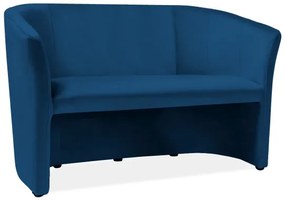 SOFA TM-2 VELVET GRANATOWY BLUVEL 86 / WENGE DIOMMI-80-3121