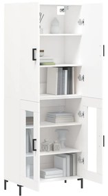 vidaXL Ντουλάπι Λευκό 69,5x34x180 εκ. από Επεξεργασμένο Ξύλο