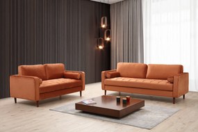 3-Seat Sofa Rome - Orange Orange
