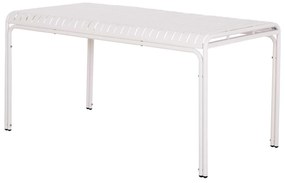 ΤΡΑΠΕΖΙ ΑΛΟΥΜΙΝΙΟΥ RACHEL HM6339.02 ΛΕΥΚΟ 150x80x75Υεκ.