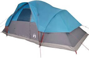 vidaXL Σκηνή Οικογένειας 9 Ατόμων Αδιάβροχη Μπλε