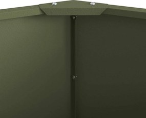 vidaXL Γλάστρα Ελιά Πράσινη 90 x 90 x 35 εκ Ατσάλι