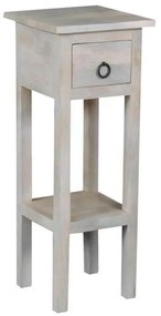 Τραπεζάκι Classic Stand H65cm Ψηλό Antique Λευκό