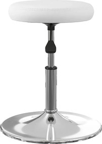 vidaXL Καρέκλες Τραπεζαρίας 4 τεμ. Λευκές από Συνθετικό Δέρμα