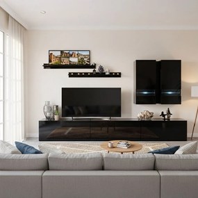 Σύνθεση σαλονιού Asco-Μαύρο