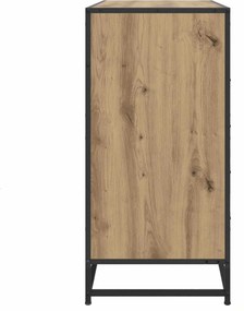vidaXL Ντουλάπι με Συρτάρια 4-Συρτάρι Artisan δρυς 70 x 41 x 83,5 εκ.