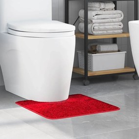 vidaXL Πατάκι μπάνιου Κόκκινο 50 x 50 cm Πολυπροπυλένιο