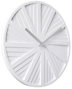 Ρολόι Τοίχου KA5839WH Slides White Karlsson Μέταλλο,Πλαστικό