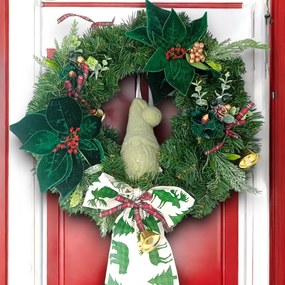 Στεφάνι με νάνο και καμπανάκια!