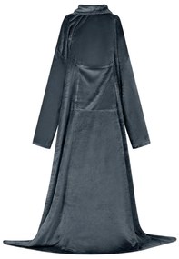 vidaXL Φούτερ-κουβέρτα Σκούρο μπλε F Φανέλα