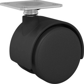 vidaXL Στρόφιγγα 12 pcs Μαύρο 39,5 x 39,5 x 37,8 χιλ Σίδηρος και PP