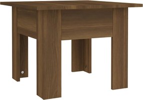 vidaXL Τραπεζάκι Σαλονιού Καφέ Δρυς 55x55x42 εκ. Επεξεργασμένο Ξύλο