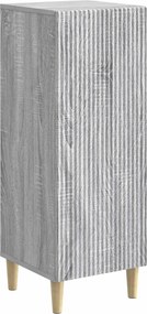 vidaXL Πλαϊνό γραφείο Γκρι Sonoma 33 x 34,5 x 90 εκ Επεξεργασμένο Ξύλο