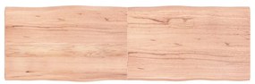 vidaXL Επιφ Τραπεζιού Αν Καφέ 160x50x(2-4)εκ.Ακατέργ. Μασίφ Ξύλο Δρυός