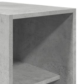 vidaXL Ντουλάπα Γκρι Σκυρ. 30x50x200 εκ. από Επεξεργασμένο Ξύλο
