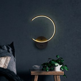 Wall Lamp Moon - 13328 Black