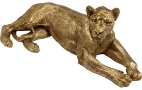 Διακοσμητικό Λιοντάρι Χρυσό  (PL) 113x58x40 εκ. - Χρυσό