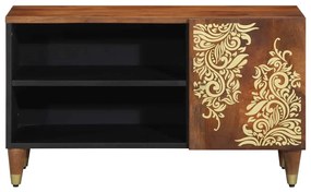 vidaXL Βάση Τηλεόρασης Καφέ 80 x 31.5 x 46 cm Μασίφ ξύλο μάνγκο