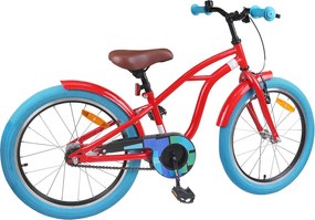 vidaXL Παιδικό Ποδήλατο 18 ίντσες για 5-7 ετών Κόκκινο