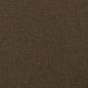 vidaXL Κεφαλάρια Σκ. Καφέ 200x5x78/88 εκ. Ύφασμα