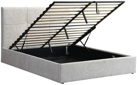 Επενδυμένο κρεβάτι Raziel-Mpez-160x200-Lift-Storage