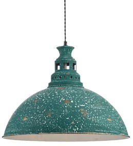 Φωτιστικό Οροφής Vintage KS198450PTR Green Metal