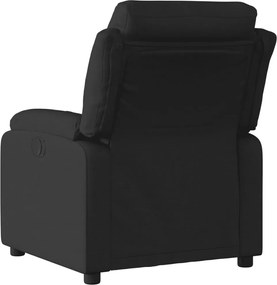 vidaXL Πολυθρόνα με Ανακλινόμενη Πόρτα Μαύρη Υφασμάτινη