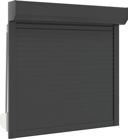 vidaXL Ρολό εισόδου Ανθρακί 100 x 100 cm Αλουμίνιο και Πολυουρεθάνη