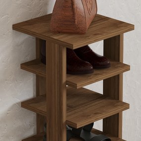 Παπουτσοθήκη Καρυδιά AYKA 29,6x29,6x110