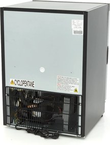 Freezer - 200L - Black - with Glass Door