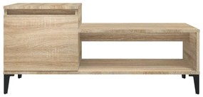 vidaXL Τραπεζάκι Σαλονιού Sonoma Δρυς 100x50x45 εκ. Επεξεργασμένο Ξύλο