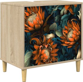 vidaXL Ντουλάπι Μπάνιου LOCHEM Sonoma 60 x 40 x 60 εκ