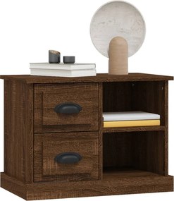 vidaXL Κομοδίνο Καφέ Δρυς 60 x 35,5 x 45 εκ.