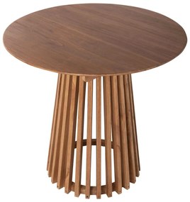 ΤΡΑΠΕΖΙ ΤΡΑΠΕΖΑΡΙΑΣ ΣΤΡΟΓΓΥΛΟ FRANTZ HM9832.11 ΜΑΣΙΦ ΞΥΛΟ MINDI ΣΕ ΦΥΣΙΚΟ Φ80X75Υεκ.