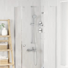vidaXL Σετ Κεφαλής Ντους Χρωμέ 150 cm Ανοξείδωτο Ατσάλι