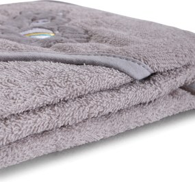 Hooded Towel Manny 76x76cm grey