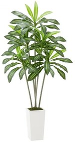 VEVOR 1829 mm Artificial Dracaena Tree Fake Plant with White Planter Indoor