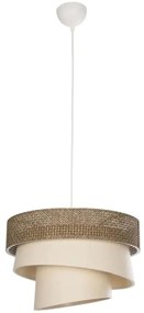 Φωτιστικό Οροφής Siera 203-0169 38x38x95cm 1xE27 Beige-Brown GloboStar